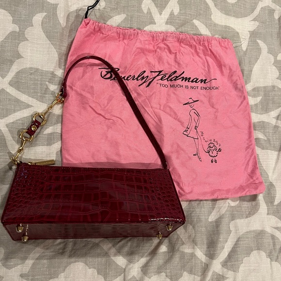 Beverly Feldman Handbags - Vintage red Beverly Feldman small purse, EUC
